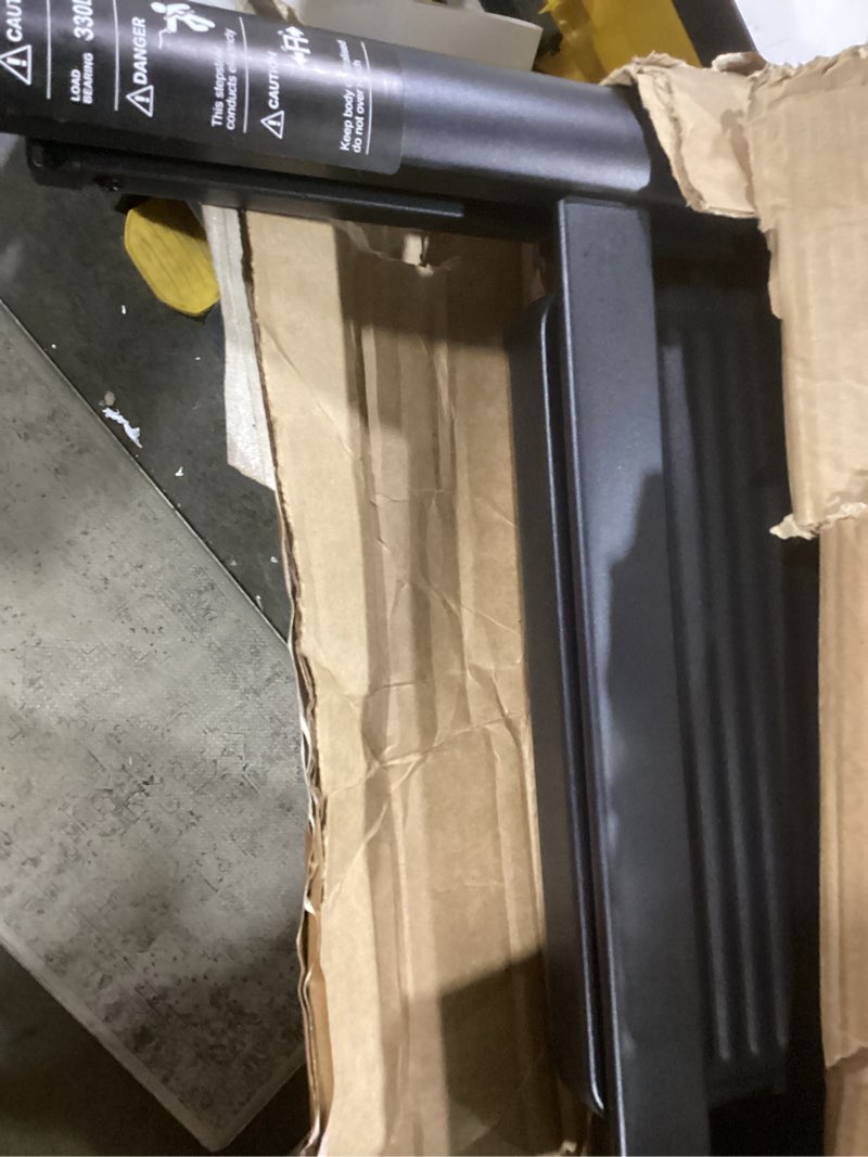 Condition photo showing Good Condition for Step Ladder 5 Step Folding, OOSOFITT 330 Lbs Load Heavy Duty Step Ladders for Home/Indoor, Tall Kitchen/Closet Ladder for Adults, Lightweight Compact Ladders with Anti-Slip Wide Pedal Black Black 5 Step Ladder