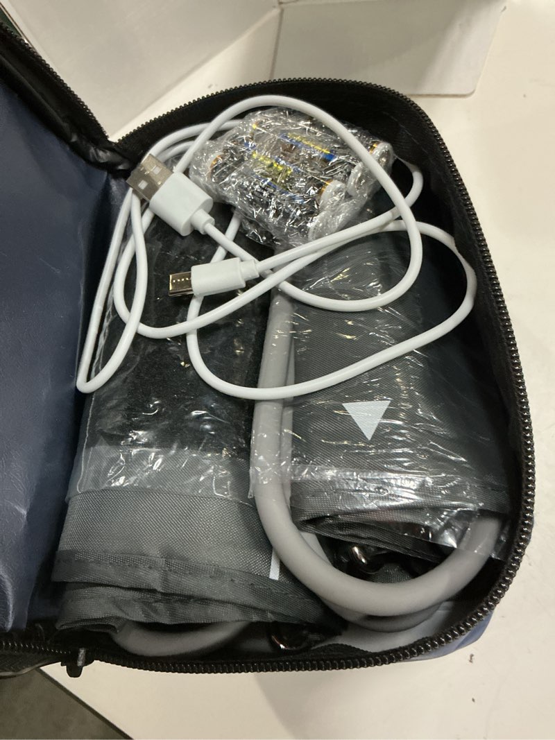 Condition photo showing Good Condition for blood pressure machine upper arm, 2 size cuffs fit arms from medium 9"-17" to extra large xl 13"-21", accurate automatic digital bp kit home use, large backlit lcd, bp monitor dual-user mode medium/large & xl sizes