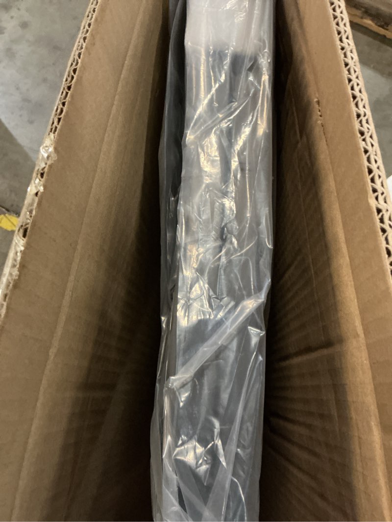 Condition photo showing New/Like New for mumeasy 29.7-57" extra wide baby gate, auto close large dog gate for doorways, no drilling pressure mounted pet safety gate for stairs, easy walk through child gate for hallways, house, indoor, black black 29.7-57"w x 30"h