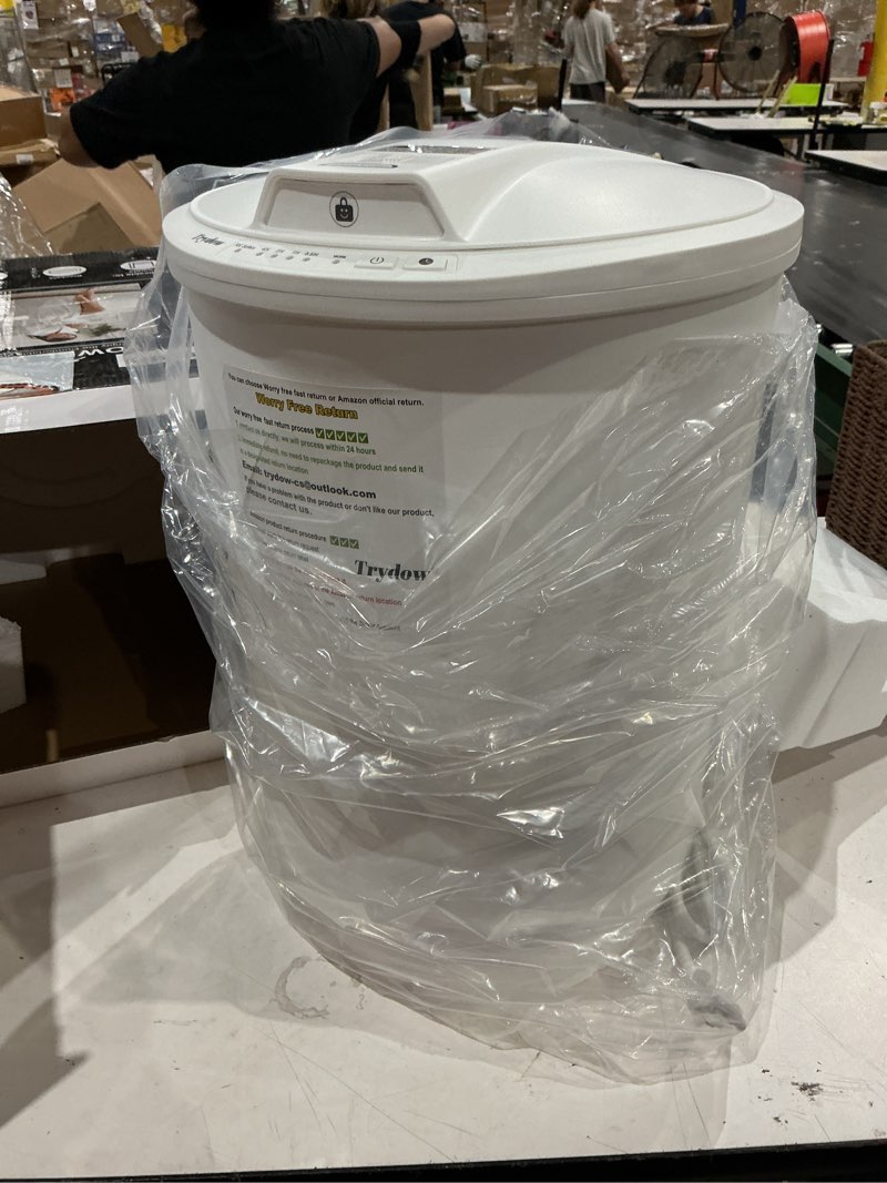 Condition photo showing Good Condition for trydow ultra large capacity towel warmer bucket, rapid heating with timer, one-button control, safety lock, perfect for home and spa white
