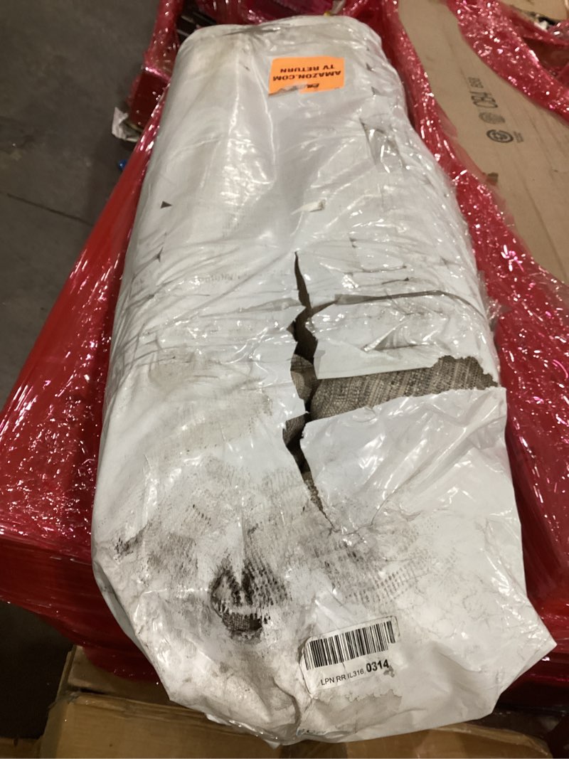 Condition photo showing As Is for Loloi Darby Collection DAR-07 Pebble/Sand 9'-2" x 13' Area Rug Pebble / Sand 9'2" x 13' (Rectangular)