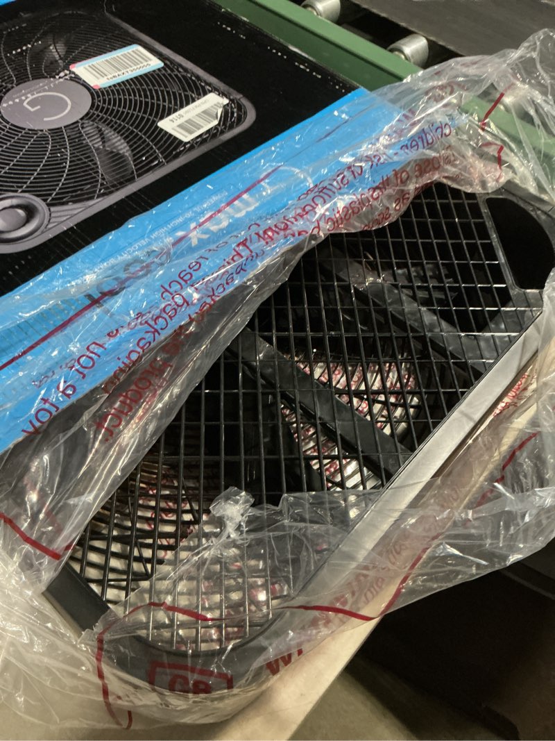 Condition photo showing Good Condition for genesis 20" box fan, 3 settings, max cooling technology, carry handle, black (g20box-blk)