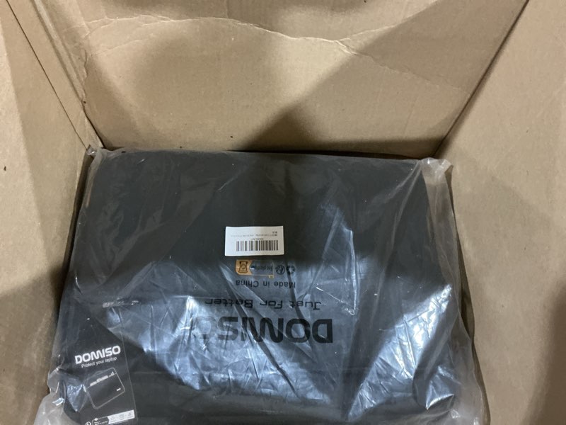 Condition photo showing As Is for DOMISO 17.3 inch Laptop Bag Business Briefcase Water-resistant Notebook Messenger Shoulder Bag for 17.3" Macbook Pro 17/MSI GS73VR Stealth Pro/Lenovo IdeaPad/ASUS ROG/HP Envy,Black 17-17.3 inch Black New