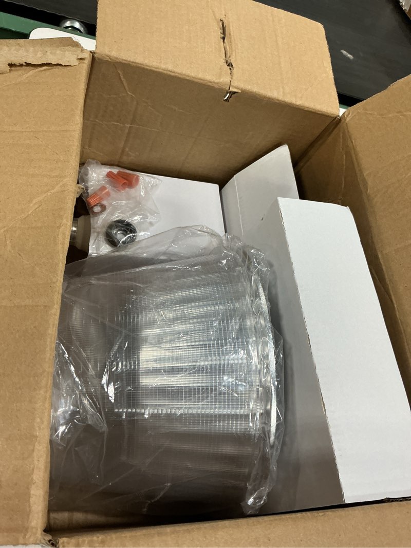 Condition photo showing Good Condition for 250w equivalent barn light with 29w led bulb outdoor dusk to dawn area and flood light with photocell ul listed led security light for barn garage yard warehouse 4000k 3300lm 120vac gray 1pack 1 pack