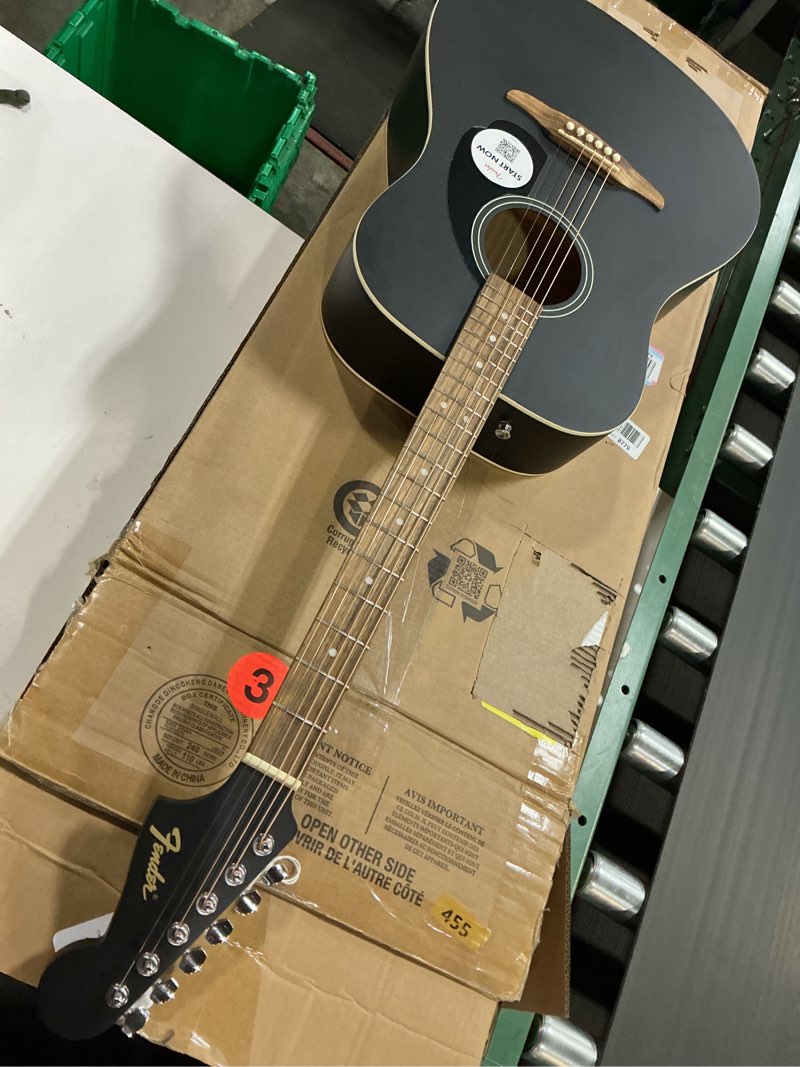 Condition photo showing New/Like New for fender california debut redondo series acoustic guitar, beginner guitar, 2-year warranty, black