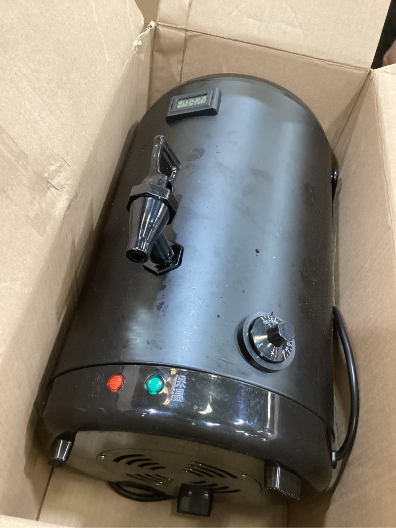 Condition photo showing As Is for vevor wax melter for candle making, 10 l extra large electric wax melting pot, with easy pour spout and 9-level temp control, easy clean for candle soap cream beauty bulk production business or home 10.5 qts/10l wax melter