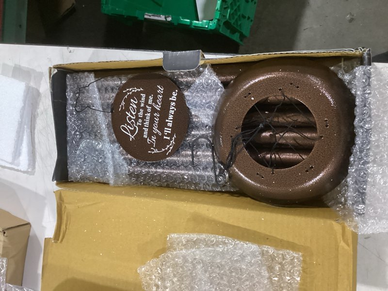 Condition photo showing Good Condition for sympathy wind chimes for loss of loved one, 40 inch memorial wind chimes for loss of loved father/mother/lover, commemorative sympathy bereavement gifts for condolences/funeral (copper)