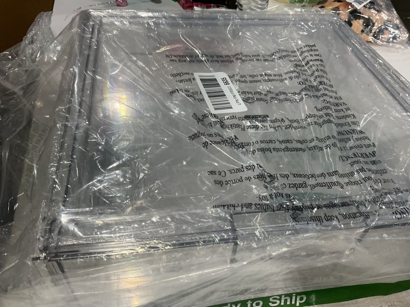 Condition photo showing Good Condition for BINO | Stackable Storage Drawers, X-Large - Clear | THE CRATE COLLECTION | Storage Bins With Drawers | Bathroom Organizers | Under Sink Organizer | Vanity Cabinet Home Organization