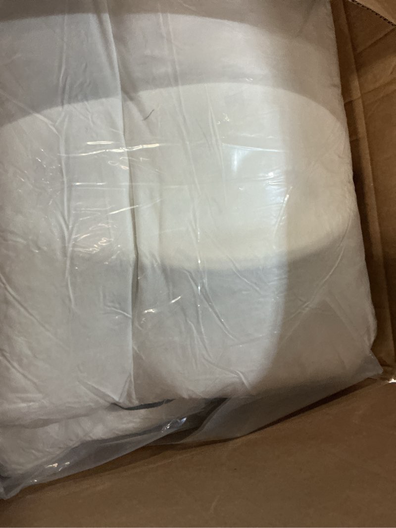 Condition photo showing Good Condition for MIULEE Goose Feather Down 20x20 Pillow Insert Set of 2 with 100% Down-Proof Cotton Cover, Soft Fluffy Decorative Pillow for Sofa Bed Couch Living Room White 2 20x20 Inch