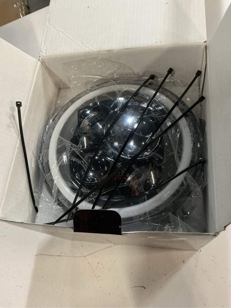Condition photo showing Good Condition for uni-shine 7 inch led headlight, round h6024 led headlight blue halo headlight running amber turn signal seal beam 7" round headlights compatible with jeep wrangler jk tj cj compatible with miata&chevy deep sea blue