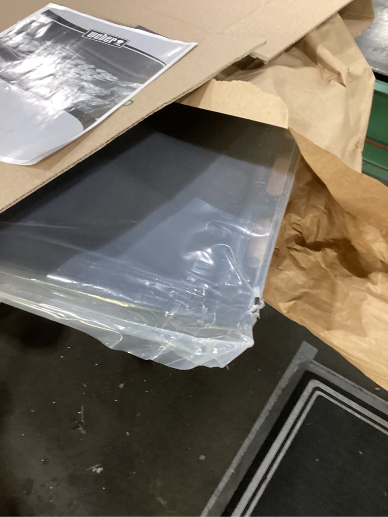 Condition photo showing As Is for Lodge Double Play Reversible Cast Iron Grill/Griddle - Dual-Sided with Double Burner Configuration for Eggs, Pancakes, Burgers & More - Seasoned, Non-Toxic Cookware - Heavy-Duty Grill Pan - Black 16.8" x 9.5" x 0.6" Double Burner Grill