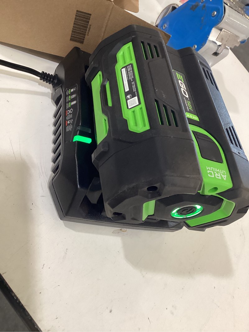 ego power+ 56v arc lithium battery and charger