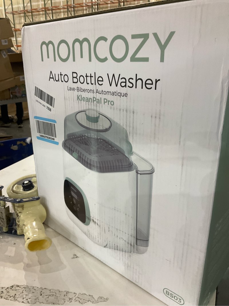 Condition photo showing New/Like New for momcozy kleanpal pro baby bottle washer, sterilizer & dryer - all-in-one cleaning machine for bottles, pump parts & baby essentials - time-saving & effortless care white
