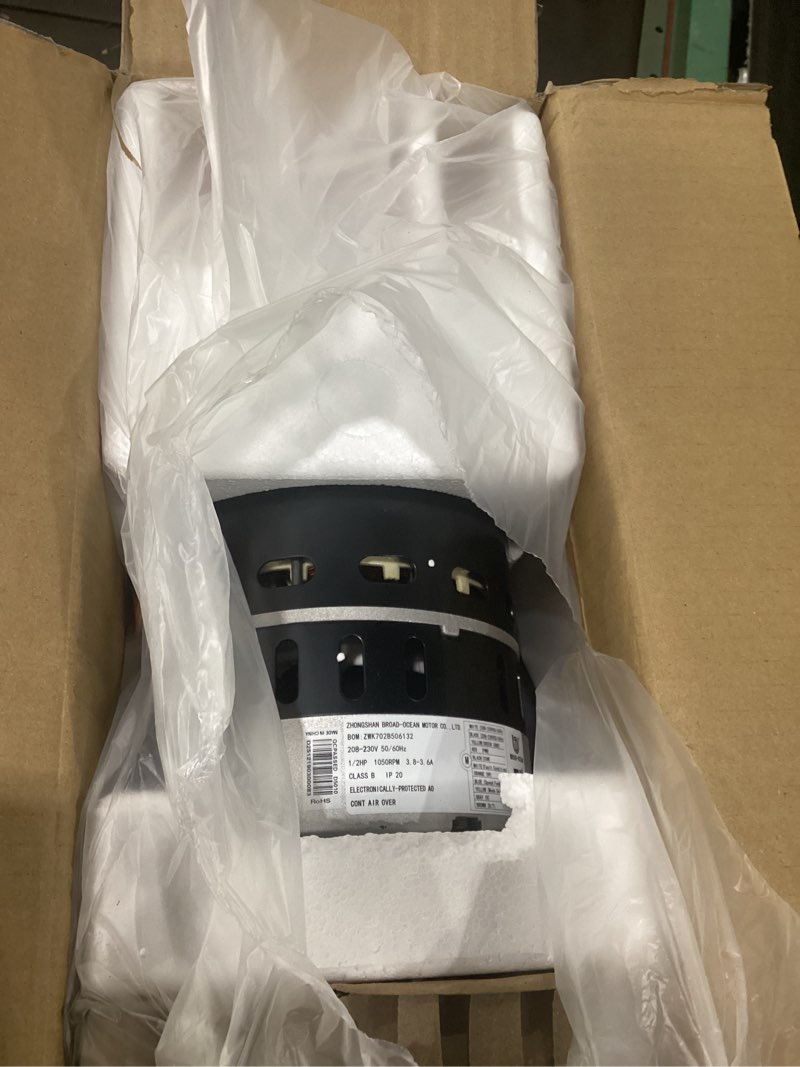 Condition photo showing Good Condition for blower motor 622686 622639 622500r1/2 hp for nortek nordyne intertherm miller maytag frigidaire gas furnace zwk702b5388701 622686 622639