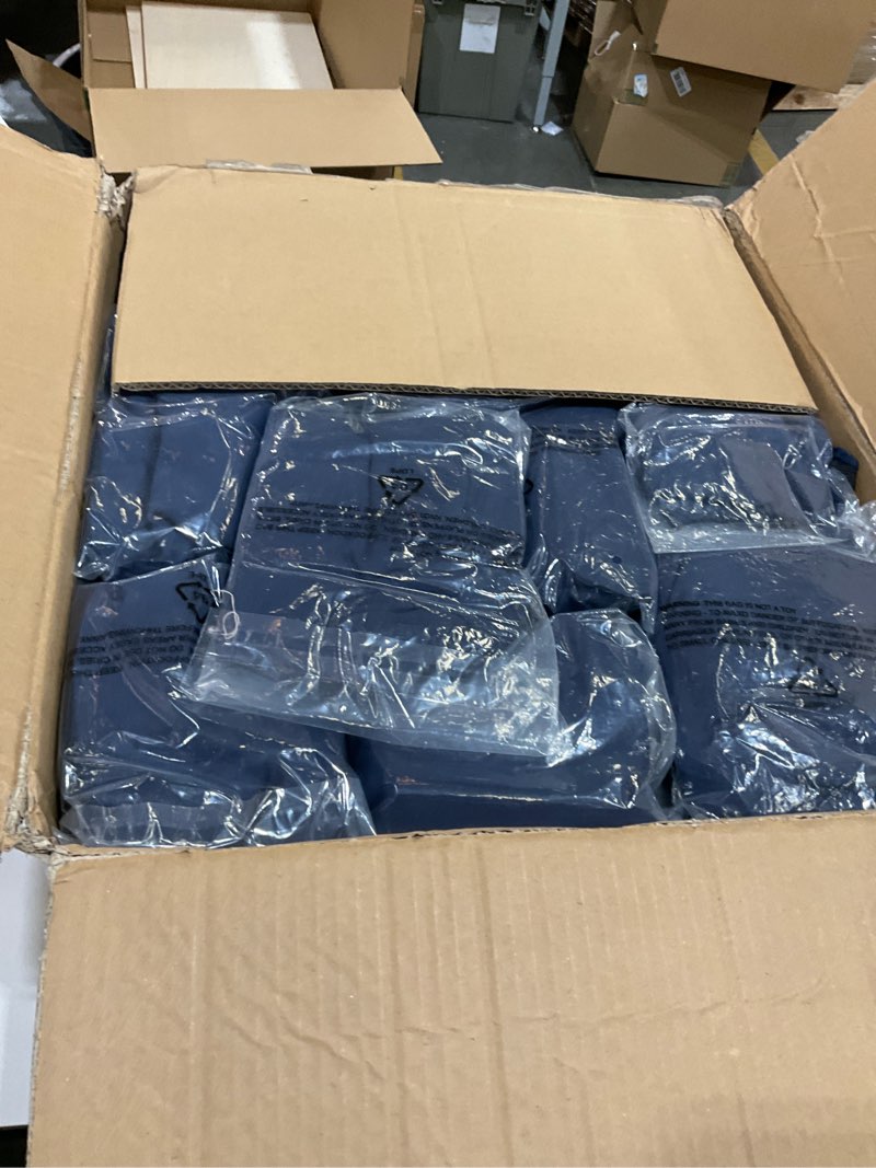Condition photo showing Good Condition for welmatch navy blue spandex chair covers - 50 pcs wedding banquet events party universal dining decoration stretch elastic chair covers good (navy blue, 50) navy blue 50