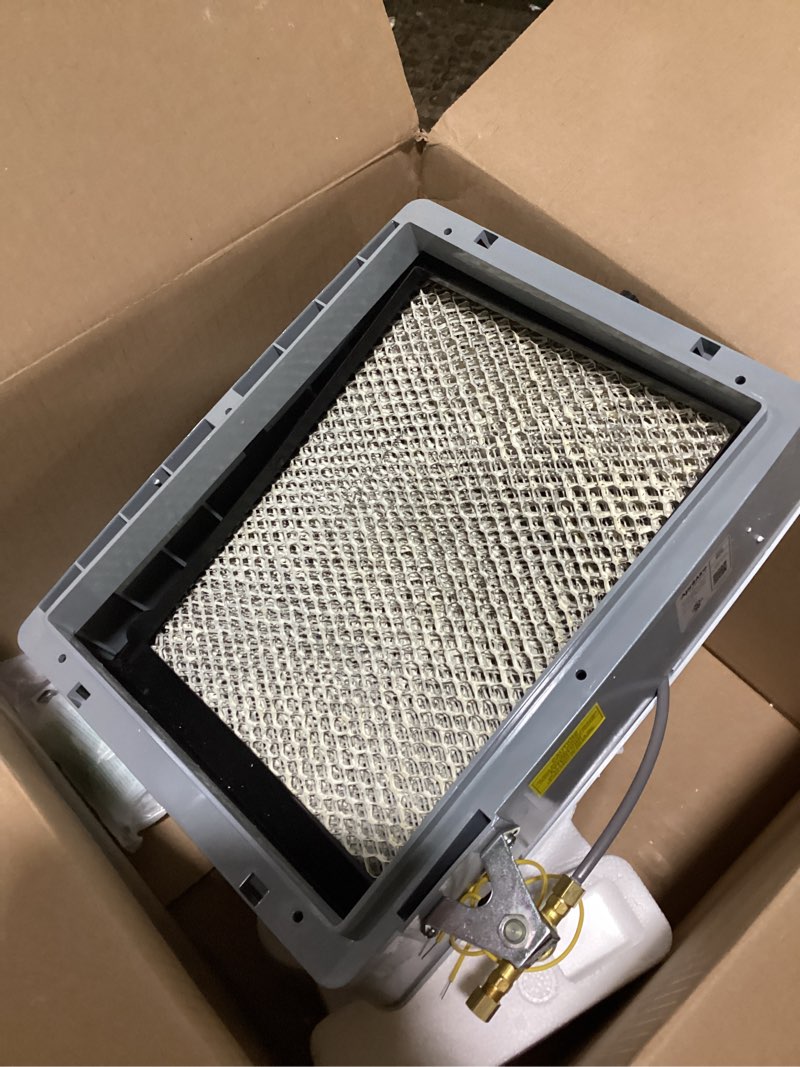 Condition photo showing As Is for AprilAire 600 Whole-House Humidifier, Automatic High Output Furnace Humidifier, Large Capacity Whole-House Humidifier for Homes up to 5,000 Sq. Ft., White