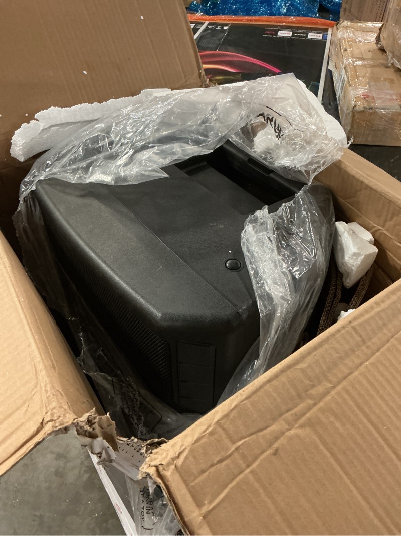 Condition photo showing As Is for Gemini Sound GSP-5500 15" 2200W Bluetooth PA Speaker with TWS, 3-Channel Mixer, XLR Outputs, USB MP3 Playback – Perfect for DJs, Weddings, Parties & Events