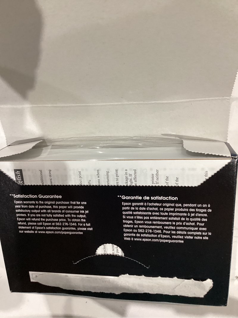 Condition photo showing Good Condition for epson s041727 premium photo paper, 68 lbs., high-gloss, 4 x 6 (pack of 100 sheets),white 4x6 inches 100 sheets photo paper