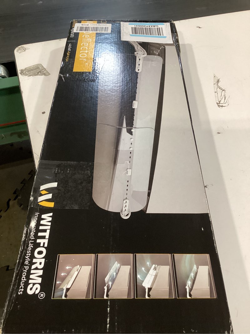 Condition photo showing Good Condition for witforms classic adjustable ac air deflector - 360° rotatable - extends 24" to 43" length - fits most standard split air conditioners - transparent design - measure before purchase