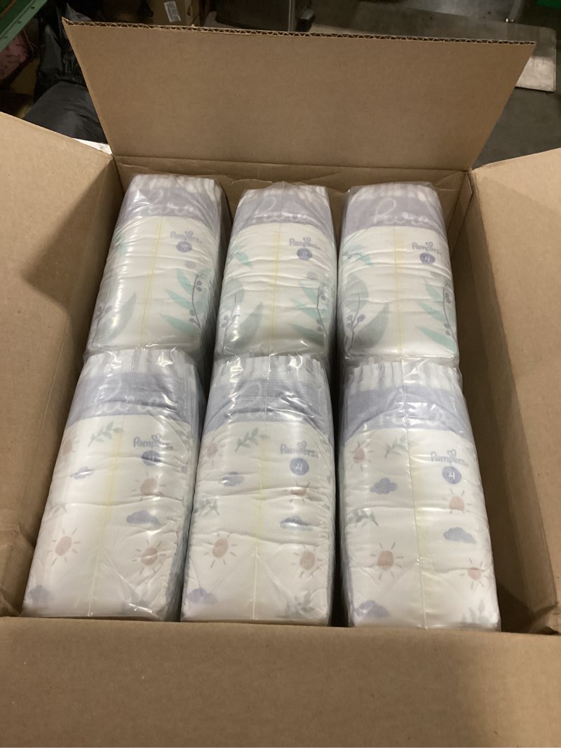 Condition photo showing Good Condition for Pampers Baby Diapers - Pure Protection - Size 4, 150 Count, for up to 100% Leakproof, Premium Plant-based Skin Protection