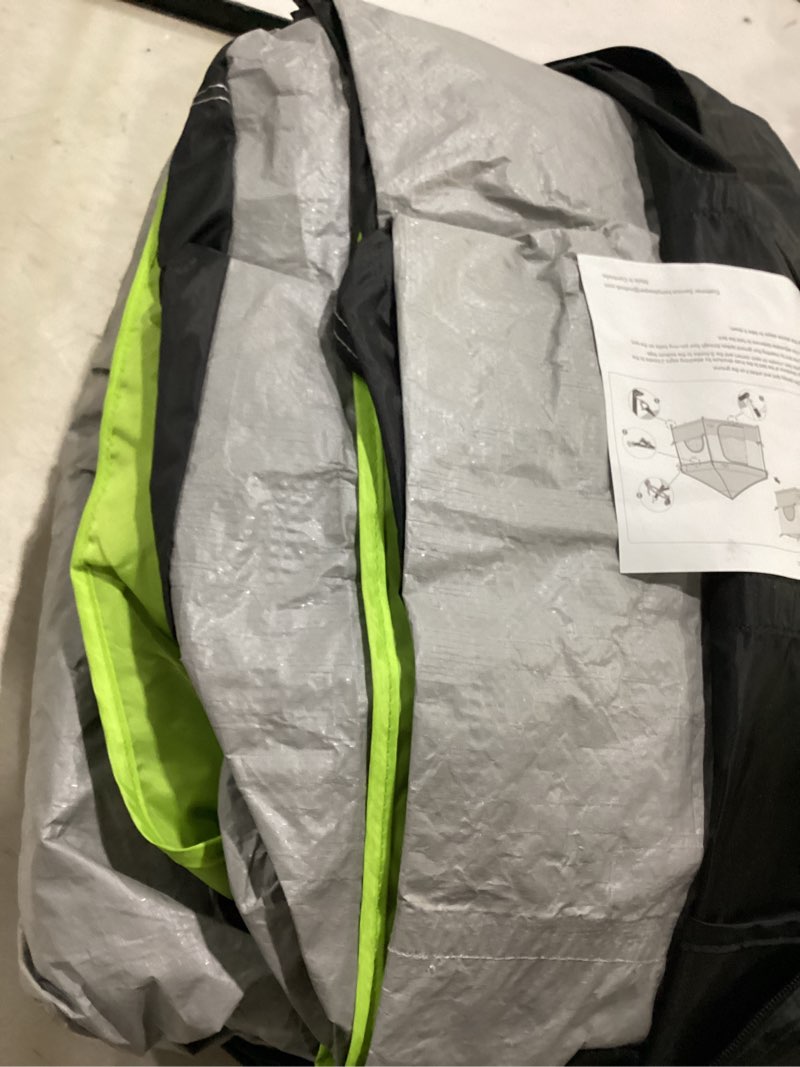 Condition photo showing Good Condition for kampkeeper camping inner tent for pop up canopy, converts 10'x10' straight leg canopy into camping tent–fully vented roof(top & frame not included) (black, classic) black classic