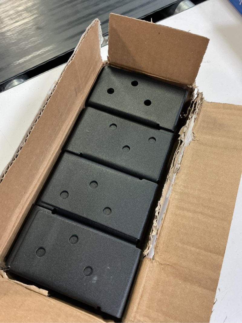 Condition photo showing Good Condition for concealed joist hangers, 8 pcs of 2"x4" outdoor trim concealed flanges, q235b steel powder coated concealed mount joist hangers for 2"x4" beam swing, 3.7"… 8 pcs 2x4