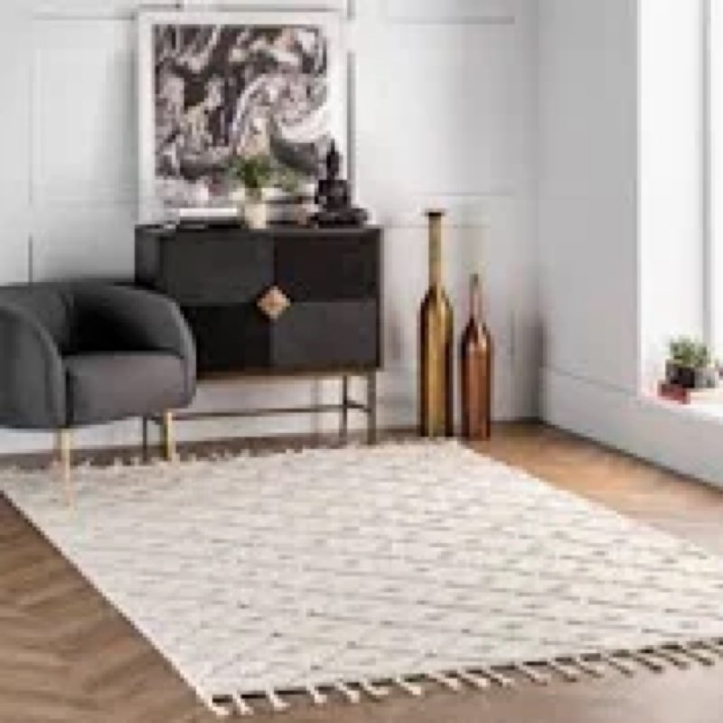 Nuloom ivory rug 4’x6’
