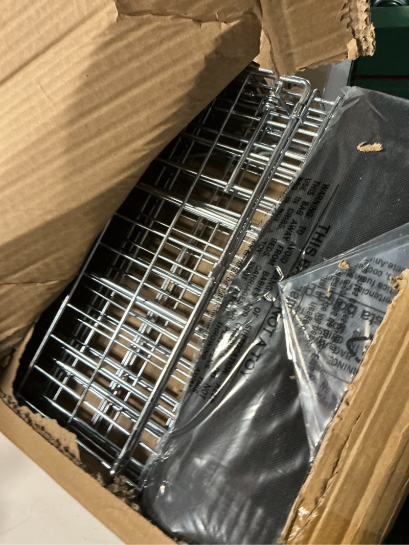 Condition photo showing Good Condition for live animal trap cage with cover, cat trap for stray cats 32 inch heavy duty folding skunk traps with real door for raccoons, opossums, groundhogs, skunks, feral cats, squirrels-(32 x 10 x 12 inches) trap+black cover