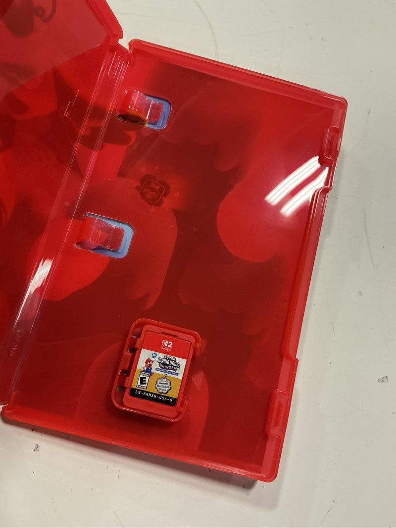 Condition photo showing Good Condition for super mario bros. wonder  + meetup in bellabel park - nintendo switch 2 edition