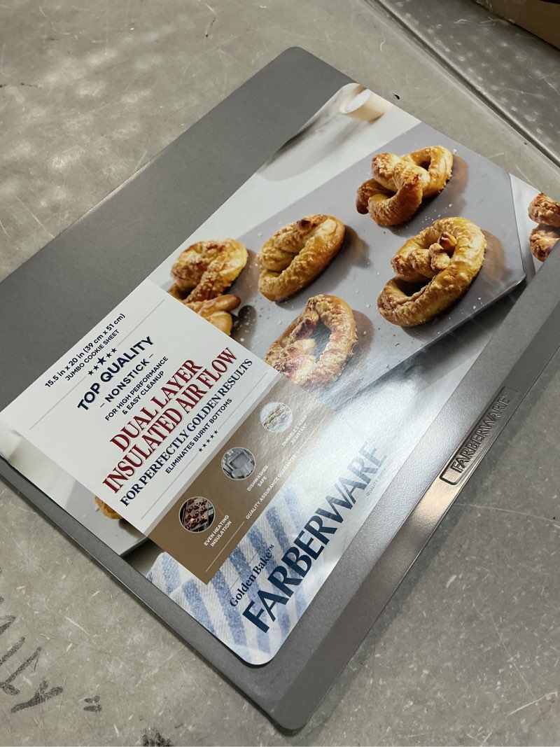 Condition photo showing Good Condition for Farberware Nonstick Bakeware Set, Nonstick Cookie Sheets / Baking Sheets -  1/Piece, Gray