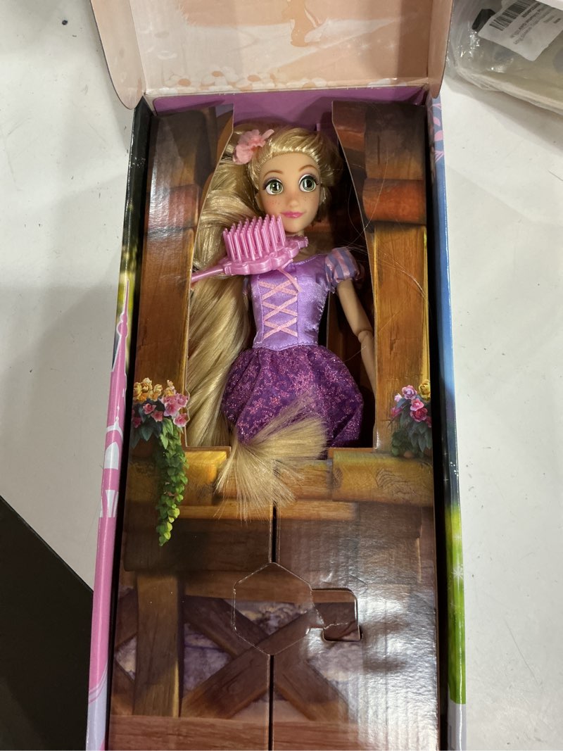 Condition photo showing Good Condition for disney store official rapunzel story doll, tangled, 11 inches, fully posable toy in glittering outfit - suitable for ages 3+ toy figure, gifts for girls, new for 2023?
