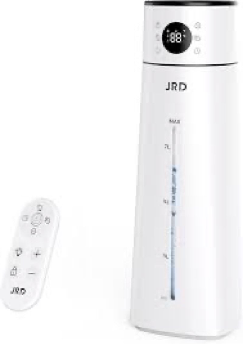 JRD 8L/ 2.1Gal Smart Humidifier Large Room, Ultrasonic Cool Mist for Bedroom, Quiet Humidifier with 