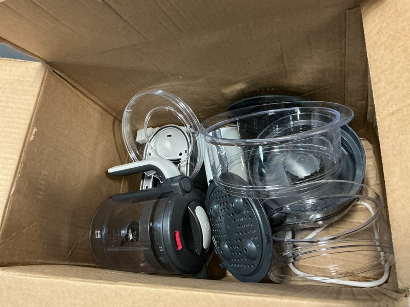 Condition photo showing As Is for Babymoov Duo Meal Station Grey: Multi-Speed Baby Food Maker Steamer and Puree Blender, Baby Food Pro