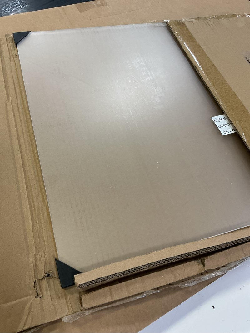 Condition photo showing As Is for 1/4 clear acrylic sheet, 6mm thick 18x24 plexiglass sheets for sign making, led light project, skylight, windows glass, tabletop, display case, stand, holder 1pcs 1/4x18x24 inches 1