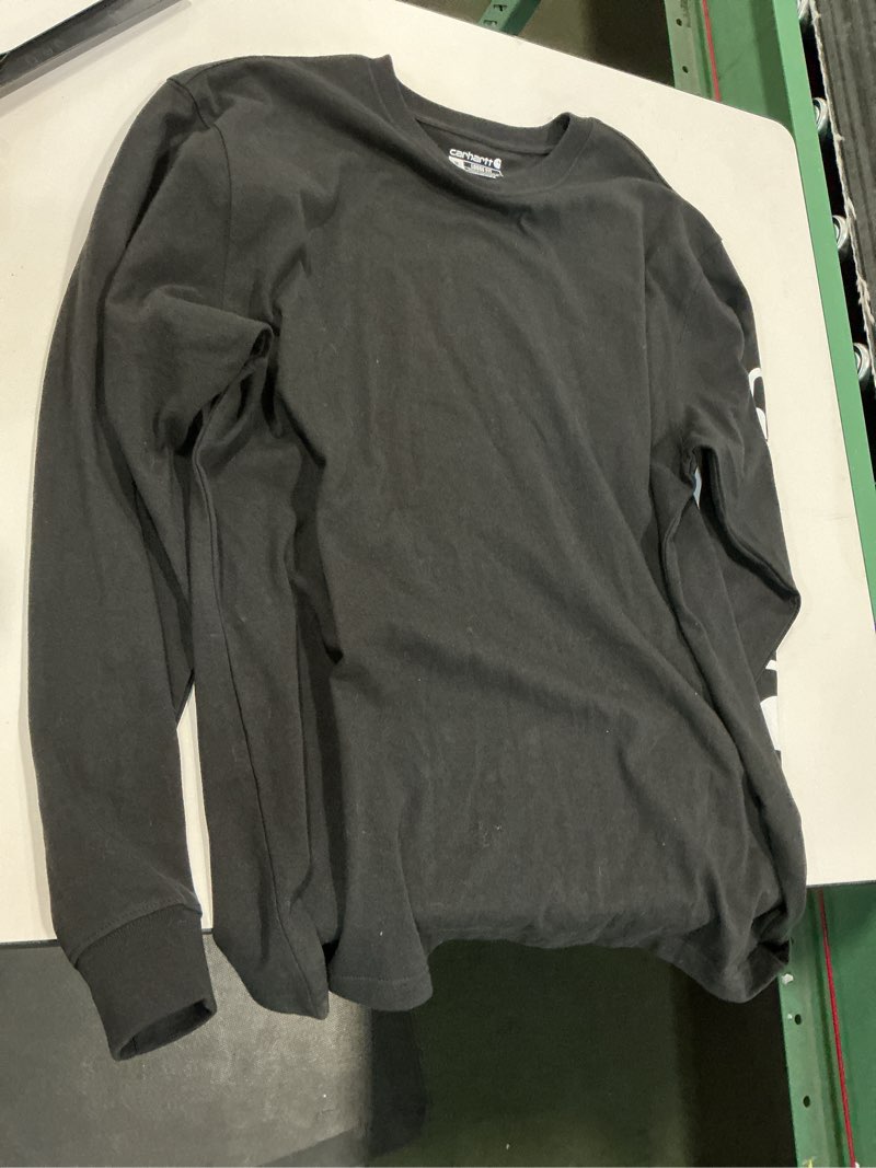 Condition photo showing Good Condition for Carhartt Men's Black Heavy weight Knit Long sleeve Solid T-shirt ( Medium )