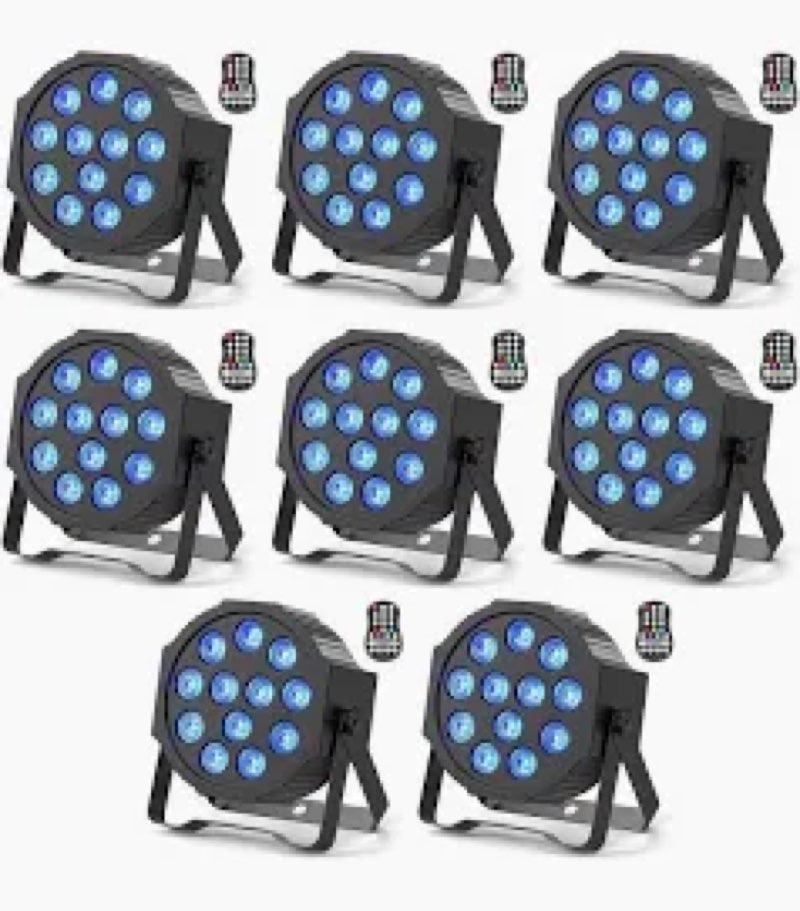 rechargeable par lights, rgbw led uplights battery powered stage light, holdlamp par can dj lights s