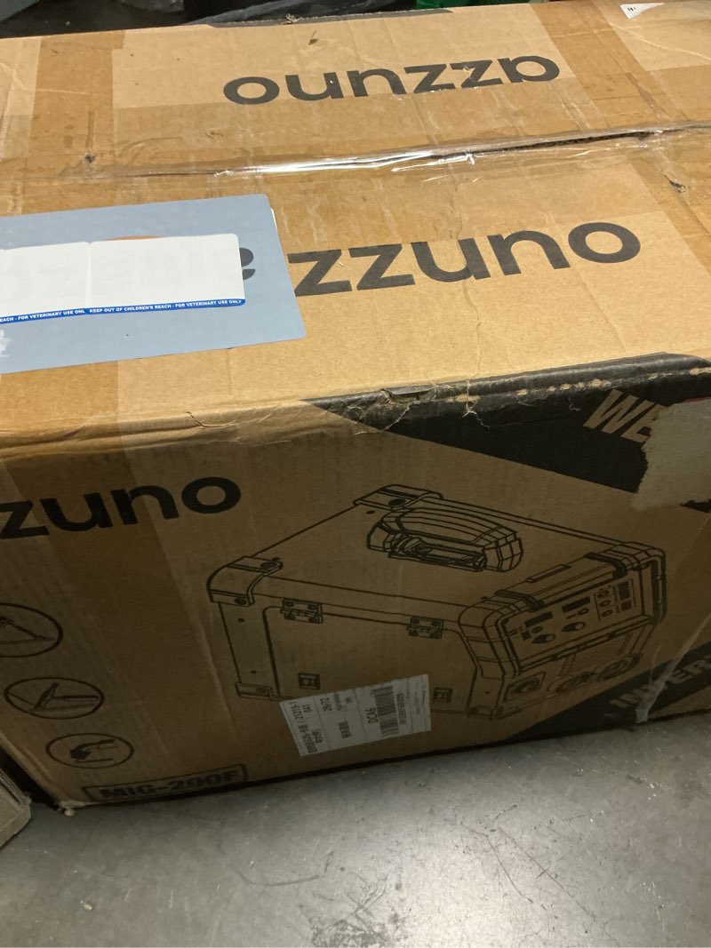 Condition photo showing Good Condition for azzuno 200a mig welder,110v/220v dual voltage multiprocess welder,gas gasless mig welding machine,4 in 1 flux mig/solid wire/lift tig/stick arc welder (grey) mig-200a