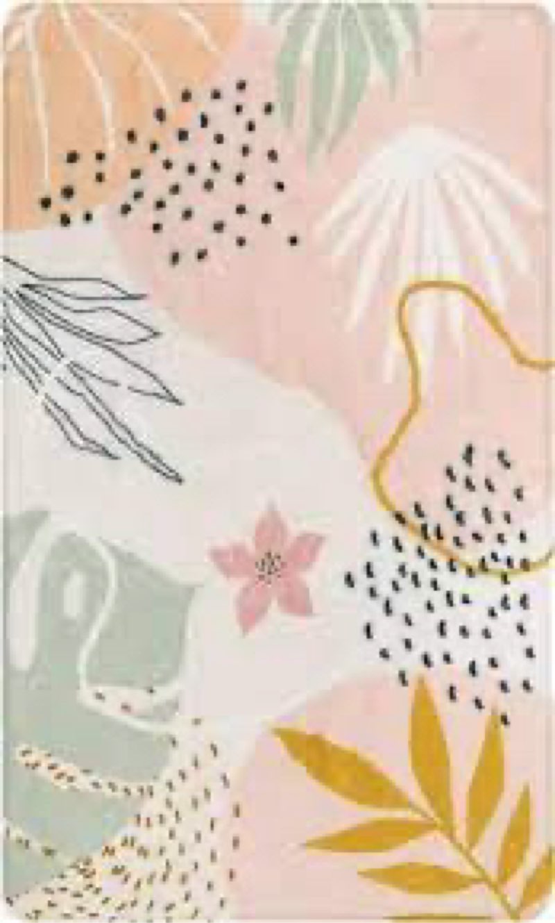 Lahome Pink Washable Living Room Area Rug  7”