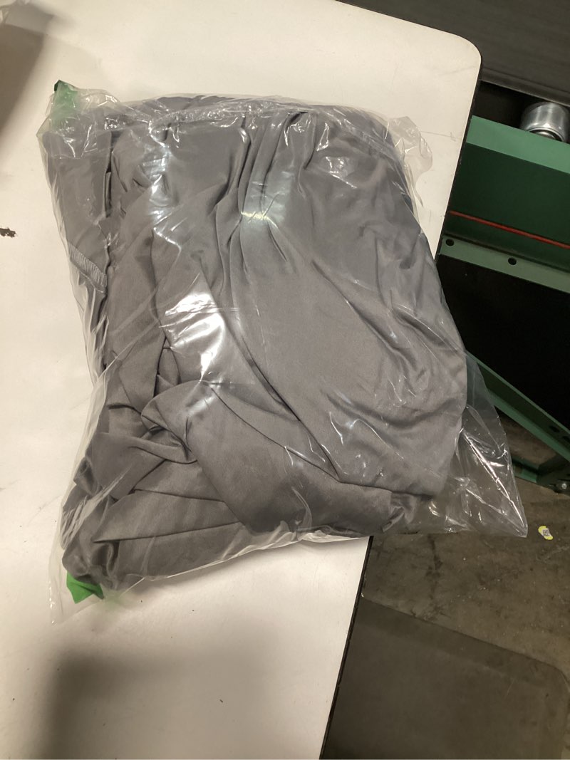 Condition photo showing As Is for Moonsea Extra Deep Pocket Queen Sheet Sets for Air Mattress - Deep Pocket Sheets Queen Size Sets - Sheets with Pocket on Side - Easily Fits Extra Deep 16 in to 24 in Pillow Top Air Mattress (Grey) Queen Gray