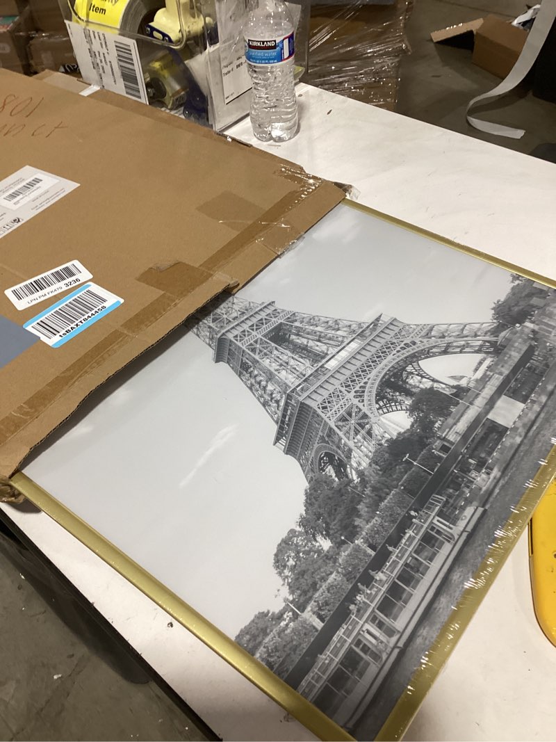 Condition photo showing New/Like New for upsimples 18x24 Picture Frame Gold 3 Pack, Scratch-Proof Poster Frames 18 x 24 for Photo Gallery - Slide-In Strips, Horizontal or Vertical Wall Mounting Gold 18x24