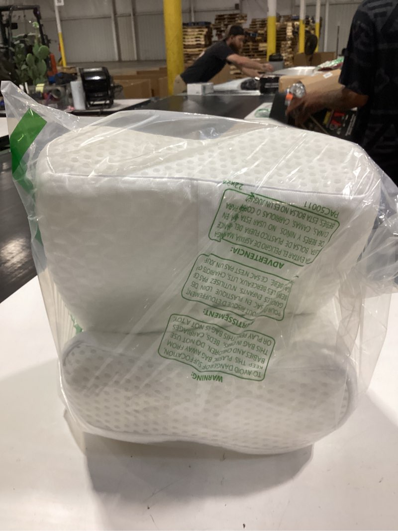 Condition photo showing Good Condition for cervical neck pillow for pain relief- queen size adjustable cooling pillow for sleeping, memory foam pillows for neck shoulder, ergonomic contour bed pillow for side, stomach & back sleepers queen size (23.6"l x 14.2"w)