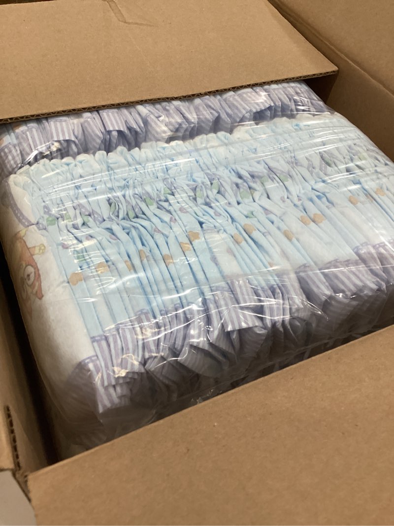 Condition photo showing Good Condition for luvs size 3 baby diapers, platinum protection bluey diapers for day & night, size 3, 234 count (packaging may vary) size 3 234