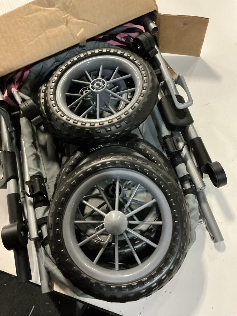 Condition photo showing New/Like New for Bayer Design Baby Doll Trendy Pram in Grey/Pink, 67 x 41 x 68 centimeters, 1300800