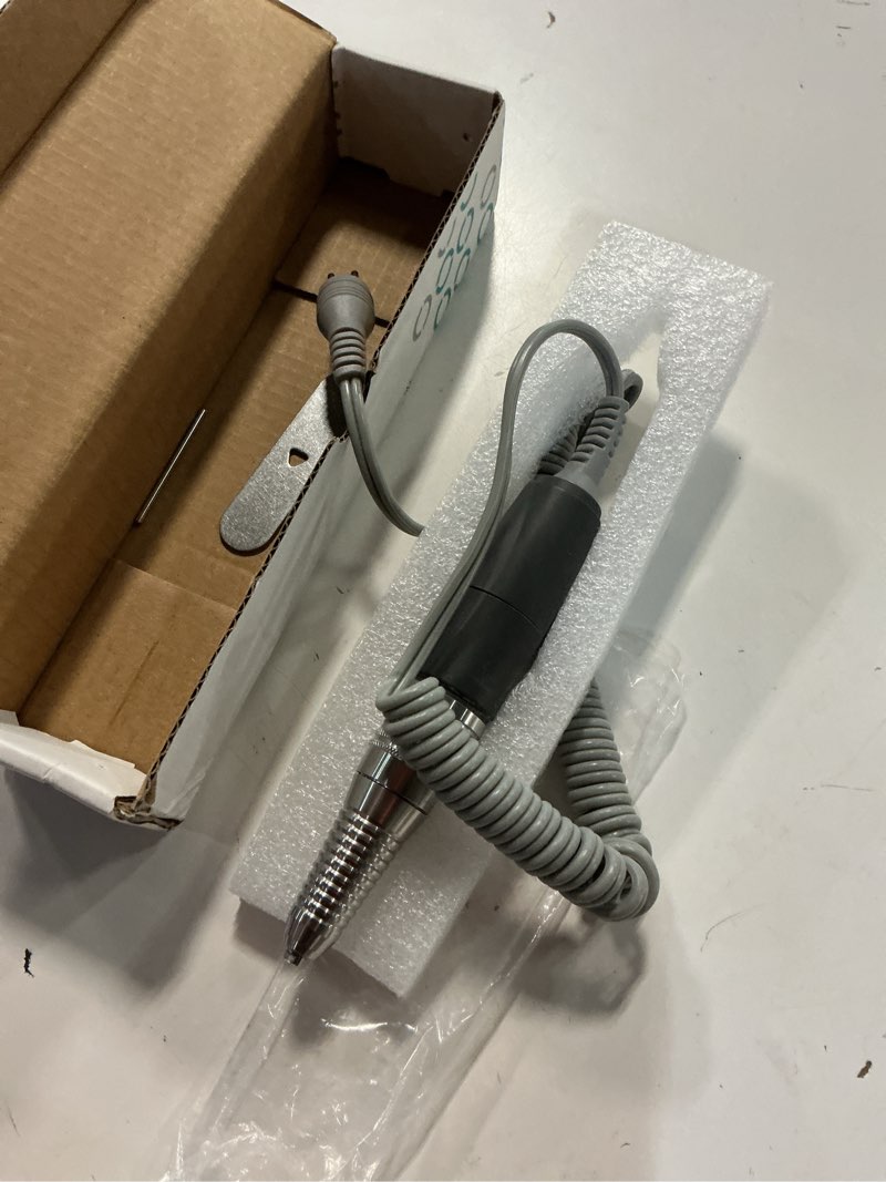 Condition photo showing Good Condition for nail drill handpiece for up200 machine, compatible with kupa kp55, kp60, kp5000, homove 35000rpm professional electric nail file handle replacement 3 pins, low noise and comfortable (only handpiece)
