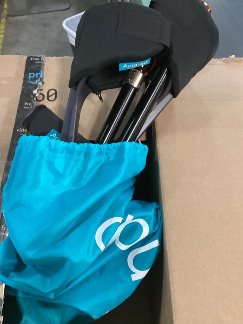 Condition photo showing As Is for Forearm Crutches for Adults Have Elastic Crutches Padding for The Elbow+Hand Padding, Increases Walking Comfort Black Double+Pads 20.1*4.7*4.3IN