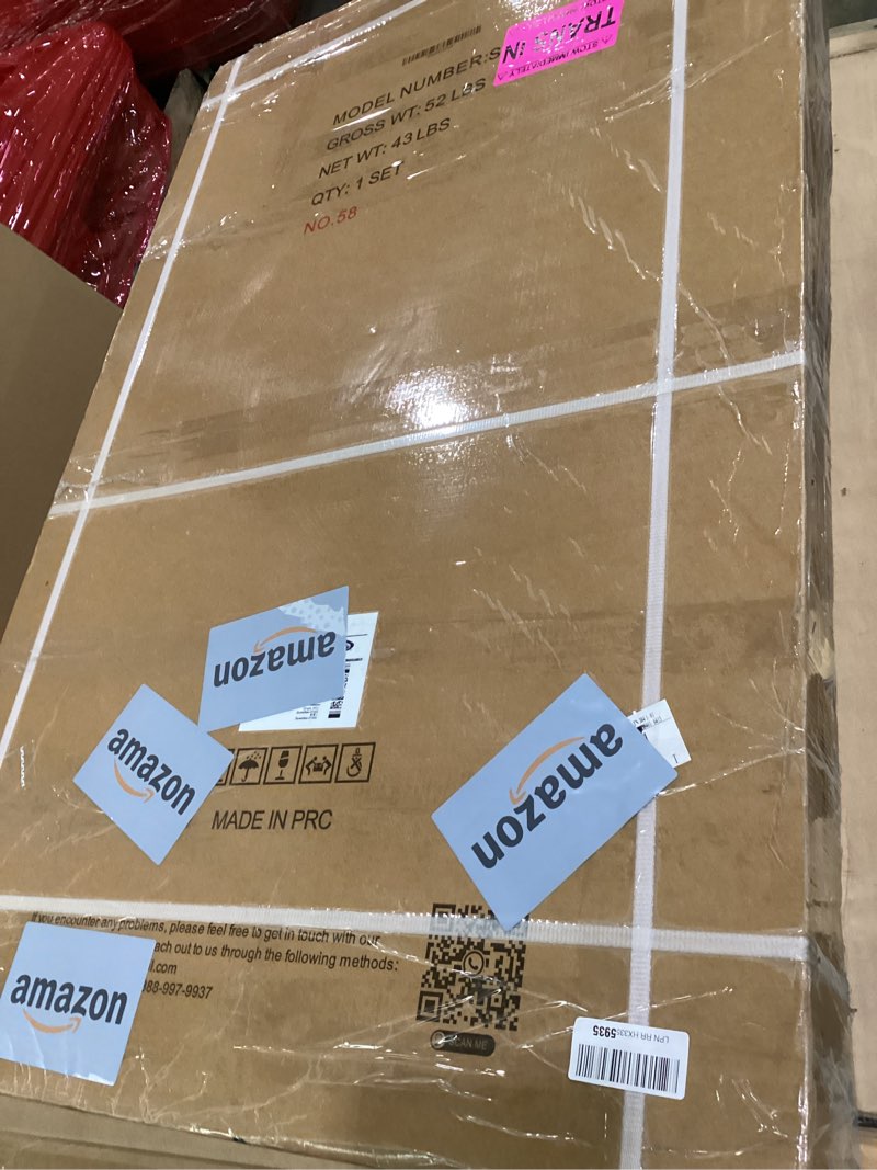 Condition photo showing As Is for kpuy shower base,shower pan with reversible installation drain, slip resistant design & non?integrated flange, carrara white carrara white 60\"l x 32\"w