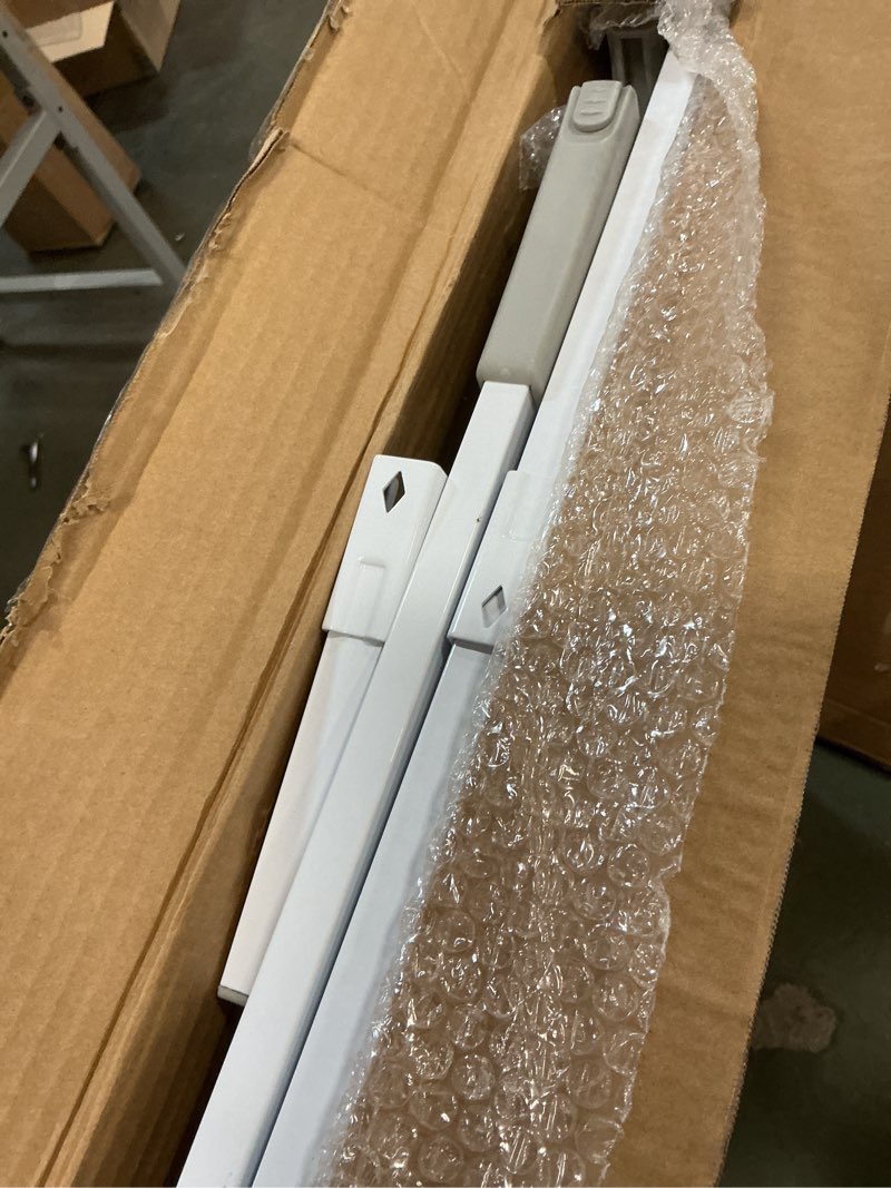Condition photo showing Good Condition for 41'' Extra Tall Pet Gate for Large Dogs 54.7-63.0'' Wide Indoor No Jumping Over, Heavy Duty Puppy Baby Gate for Doorways, Pressure Mounted Metal Gate for Child Toddler (White) White-41"tall 55-63.0'' Wide