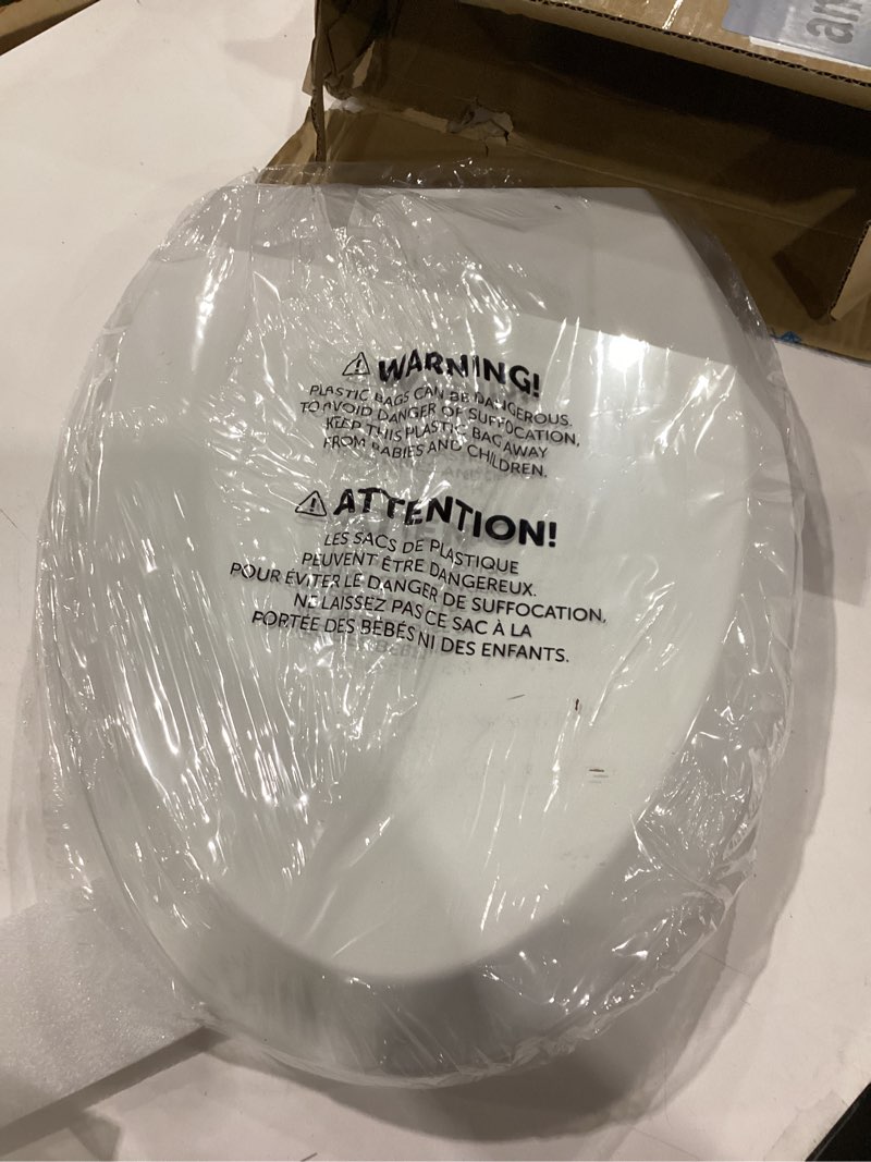 Condition photo showing New/Like New for Quick Flip Toilet Seat with Built-in Potty & Splash Guard for Toddler Training, Slow Close - Jool Baby (Elongated)