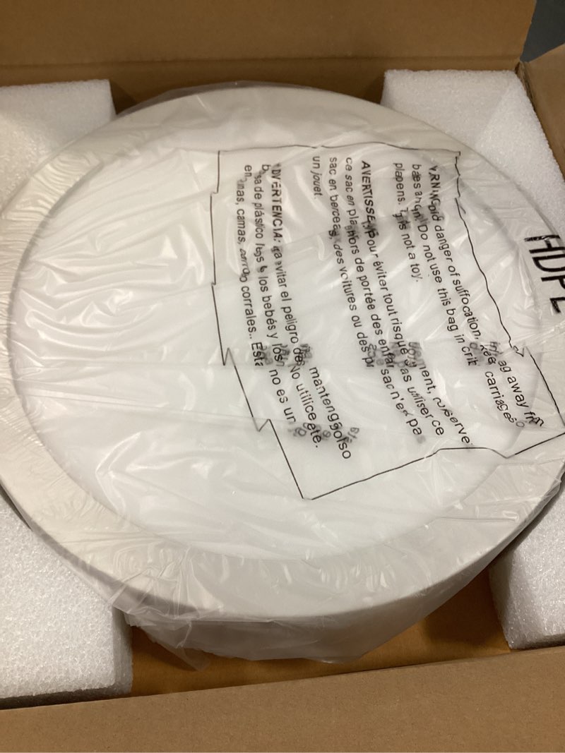 Condition photo showing New/Like New for utilitech ventilation fan 1.5-sone 100-cfm white decorative lighted bathroom fan, energy star