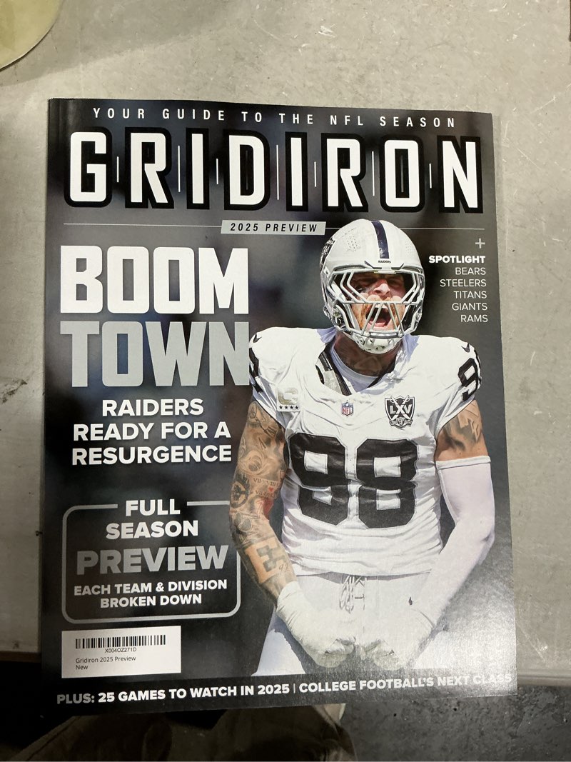 Condition photo showing Good Condition for Gridiron Magazine: 2025 NFL Preview